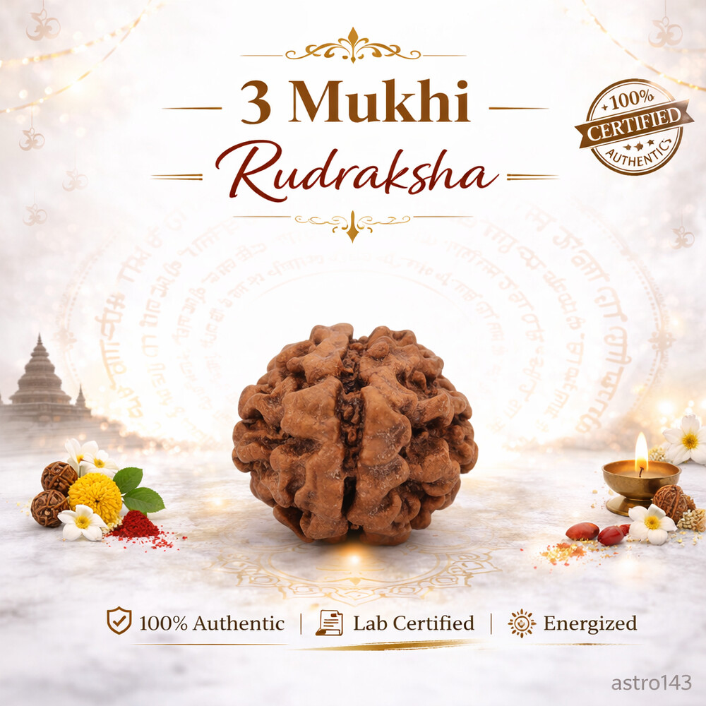 3 Mukhi Rudraksh
