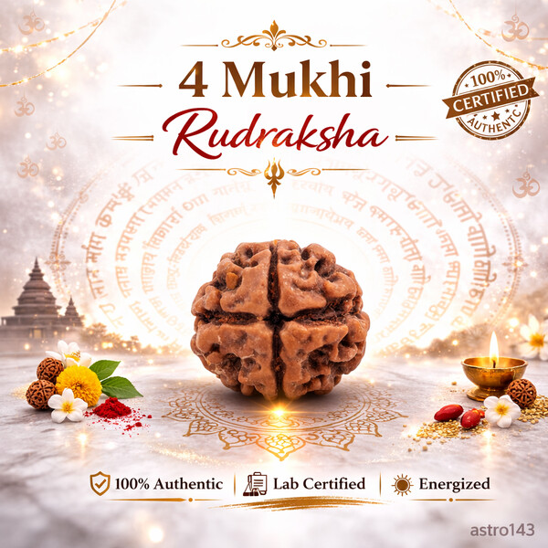 4 Mukhi Rudraksh