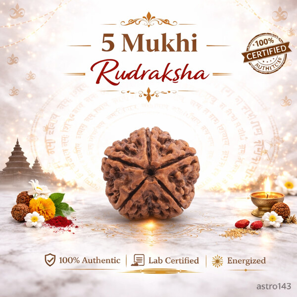 5 Mukhi Rudraksh