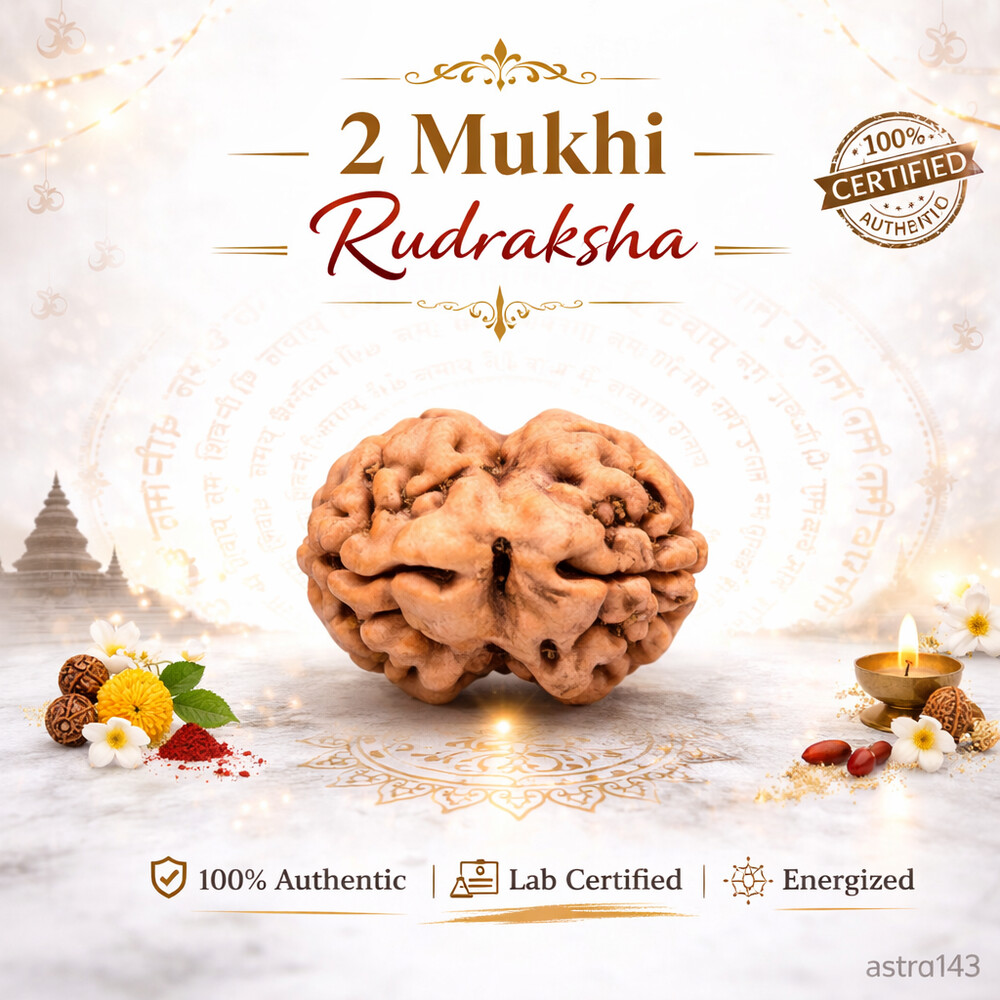 2 Mukhi Rudraksh