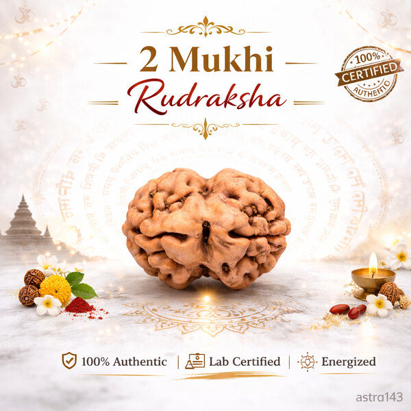 2 Mukhi Rudraksh