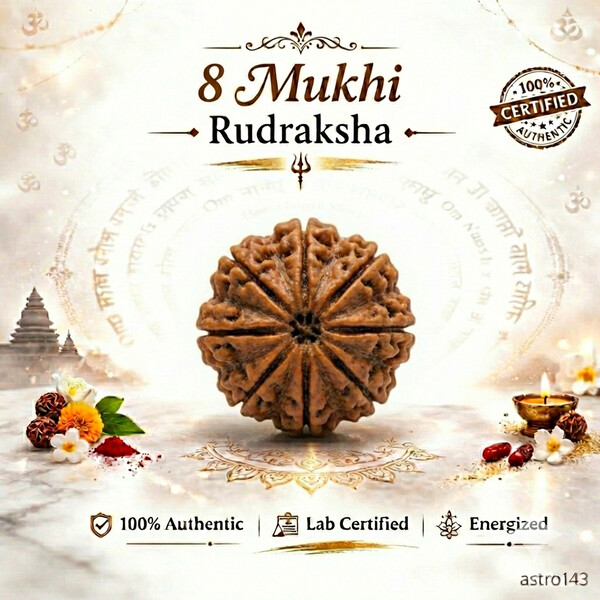 8 Mukhi Rudraksh