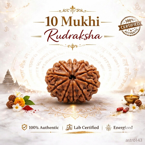 10 Mukhi Rudraksh