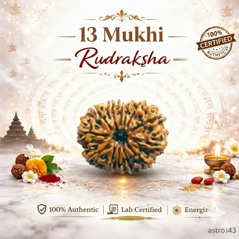 13 Mukhi Rudraksha