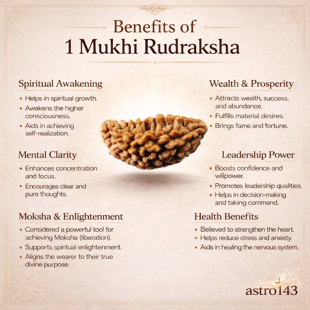 1 Mukhi Rudraksh (South indian)