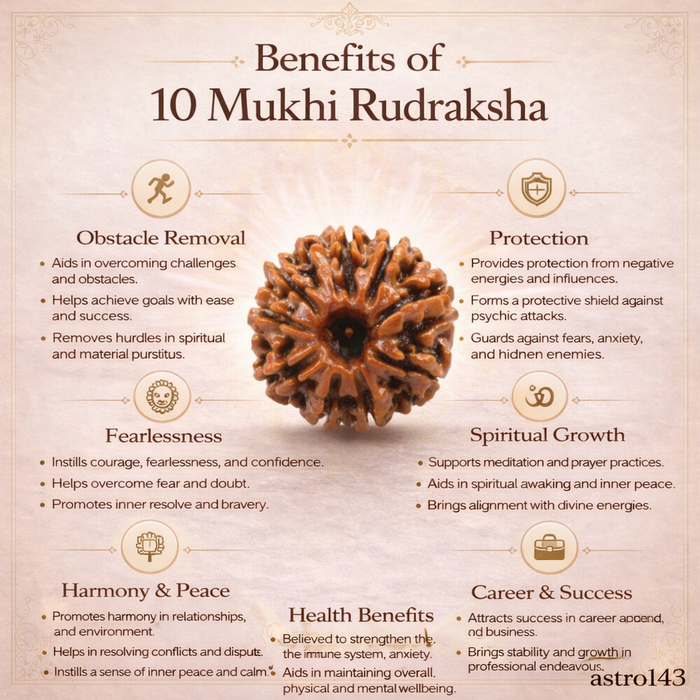 10 Mukhi Rudraksh (Indonesian)