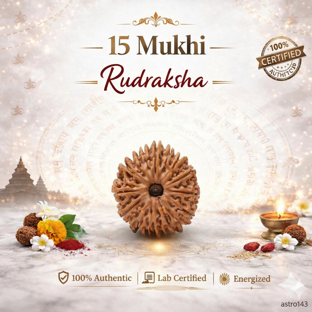 15 Mukhi Rudraksh