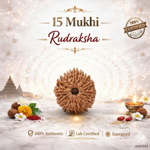 15 Mukhi Rudraksh