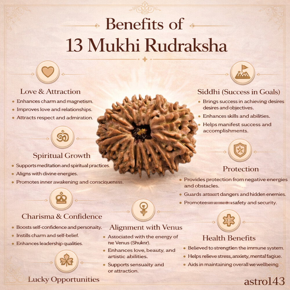 13 Mukhi Rudraksha (Indonesian)