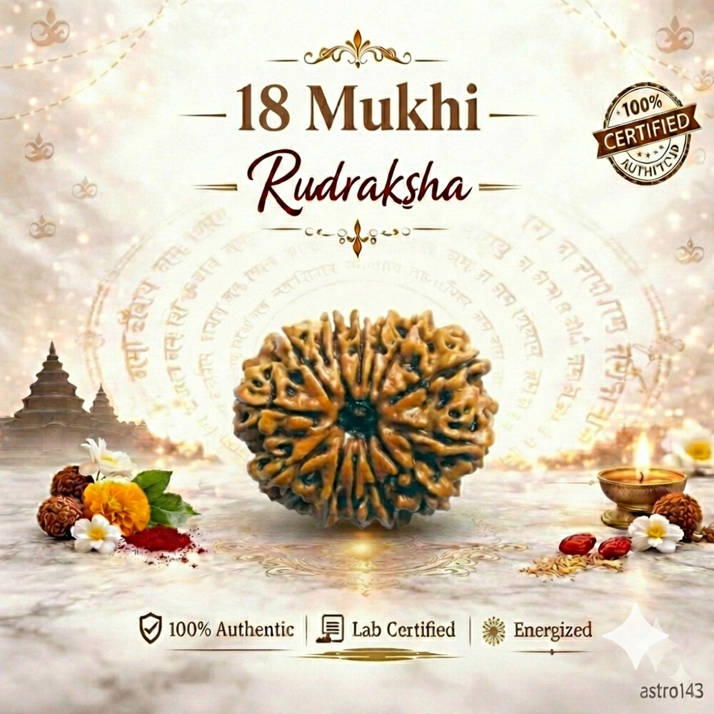 18 Mukhi Rudraksh