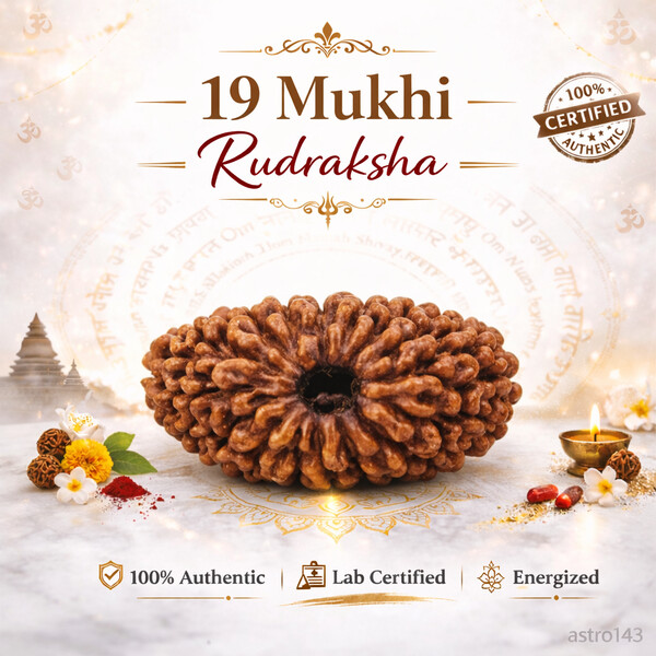 19 Mukhi Rudraksh