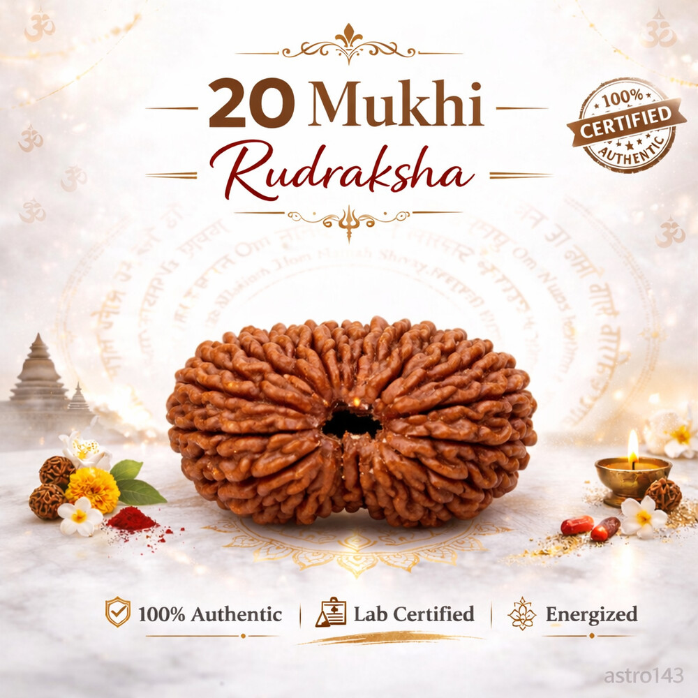 20 Mukhi Rudraksh