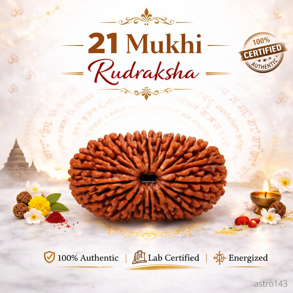 21 Mukhi Rudraksh