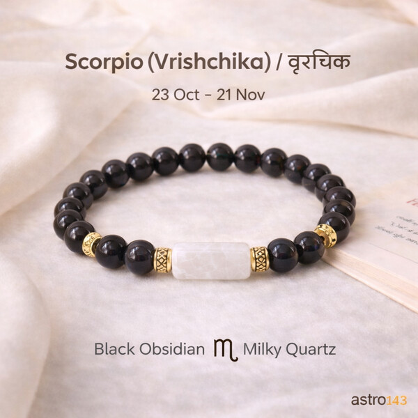 Scorpio Zodiac Bracelet (Oct 24 - Nov 21)