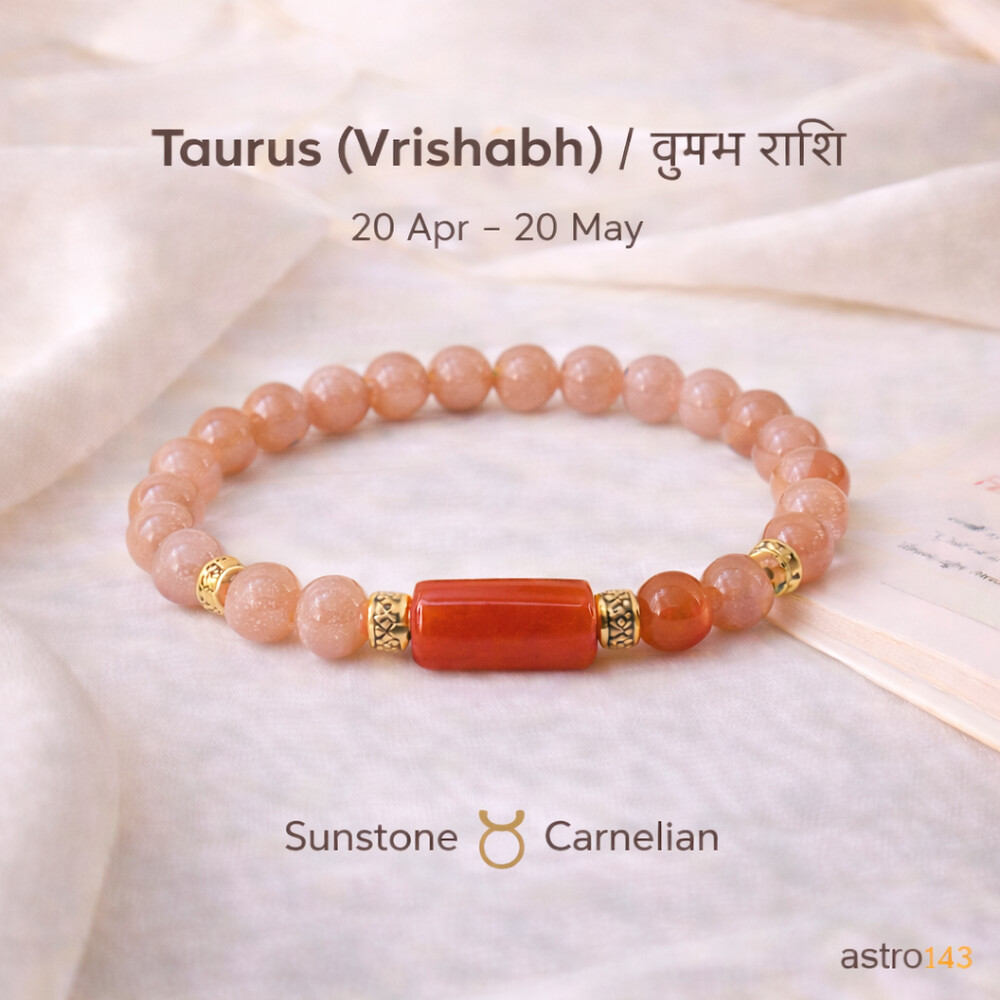 Taurus Zodiac Bracelet (Apr 20 - May 20)