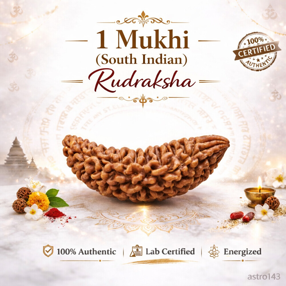 1 Mukhi Rudraksh (South indian)