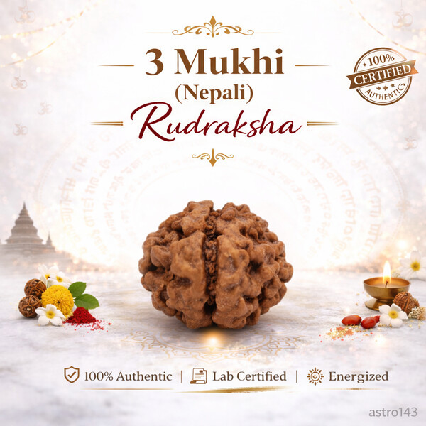 3 Mukhi Rudraksh (Nepali)