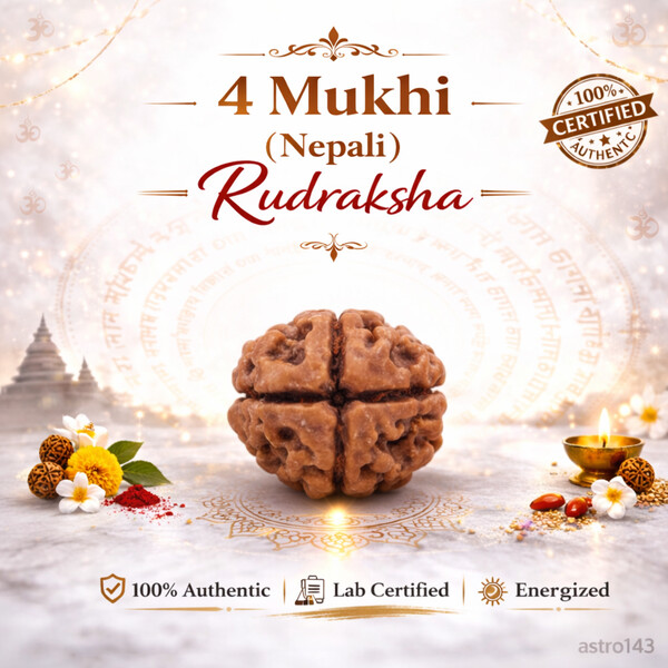 4 Mukhi Rudraksh (Nepali)