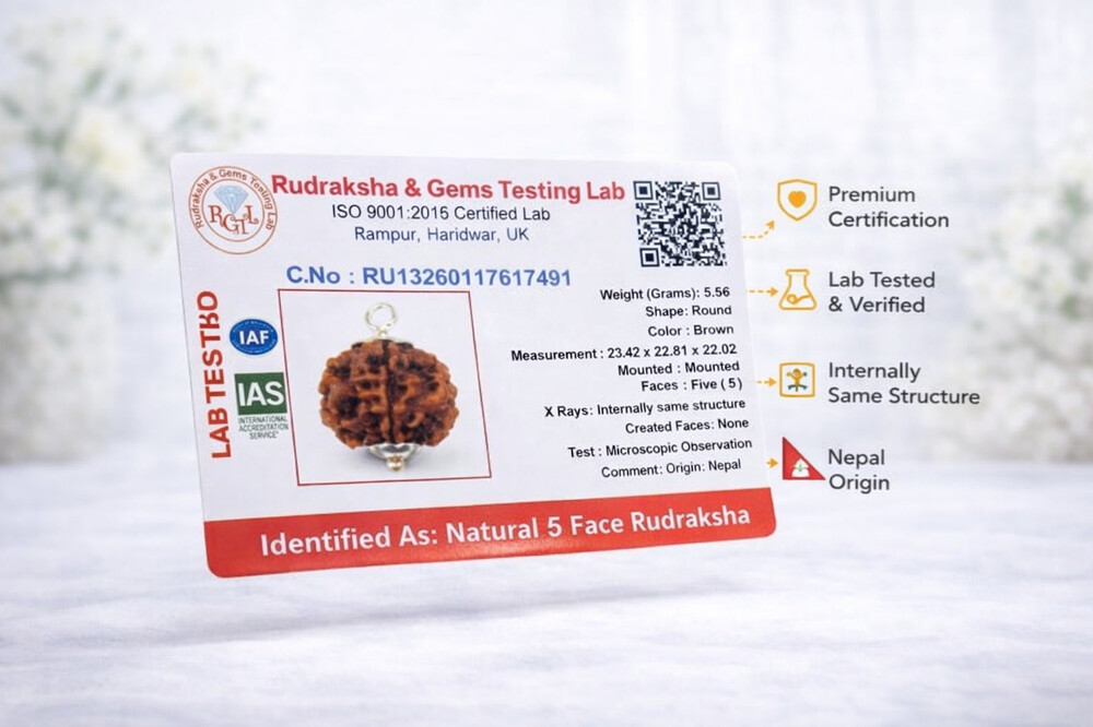 5 Mukhi Rudraksh (Nepali)