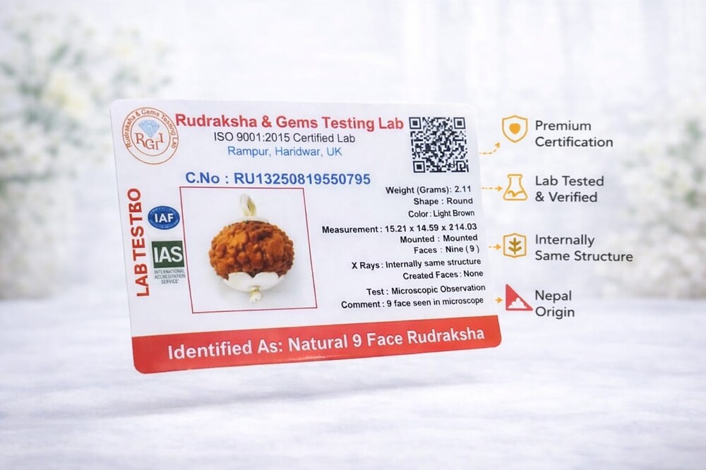 9 Mukhi Rudraksh (Indonesian)