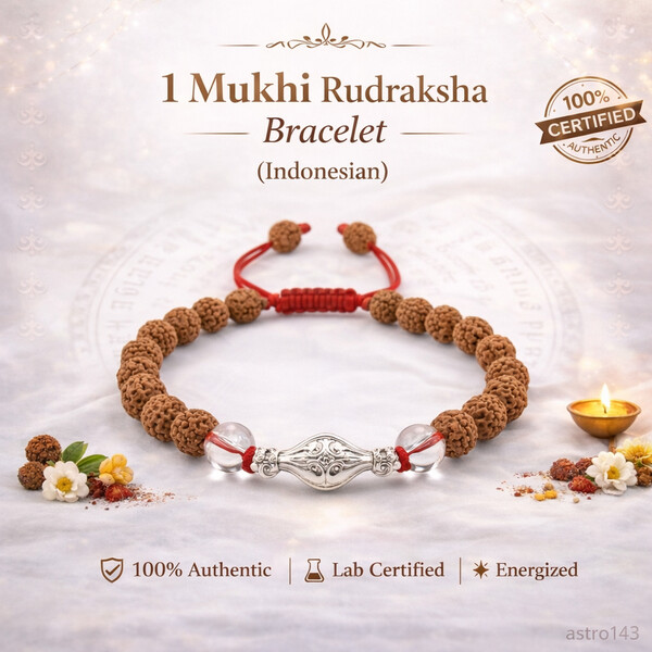 1 Mukhi Rudraksh Bracelet (Indonesian)