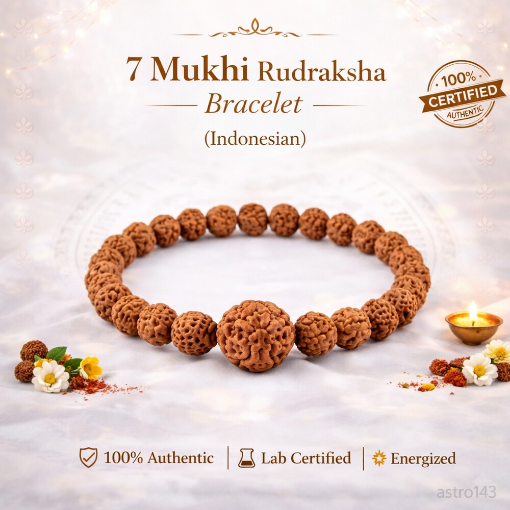 7 Mukhi Rudraksh Bracelet (Indonesian)
