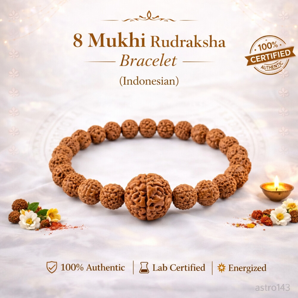8 Mukhi Rudraksh Bracelet (Indonesian)
