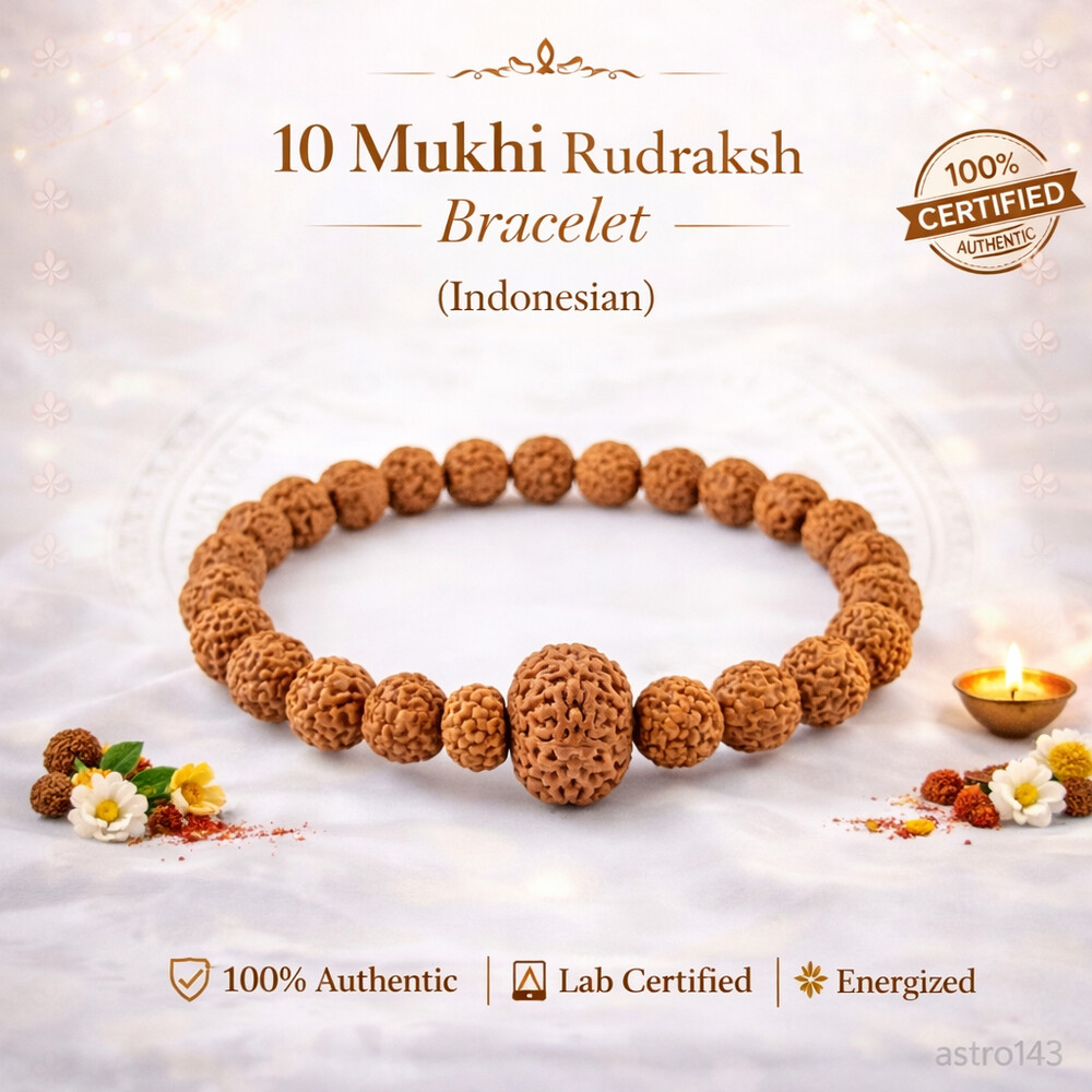 10 Mukhi Rudraksh Bracelet (Indonesian)