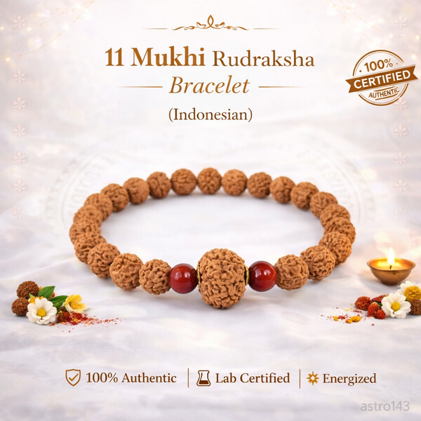 11 Mukhi Rudraksh Bracelet (Indonesian)