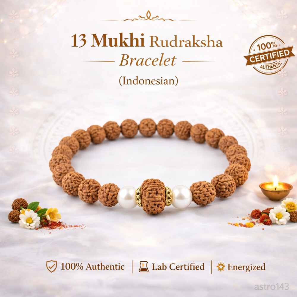 13 Mukhi Rudraksh Bracelet (Indonesian)