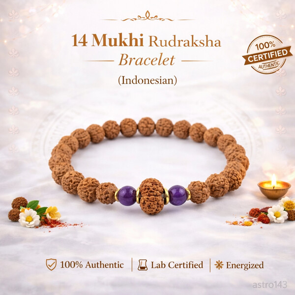 14 Mukhi Rudraksh Bracelet (Indonesian)