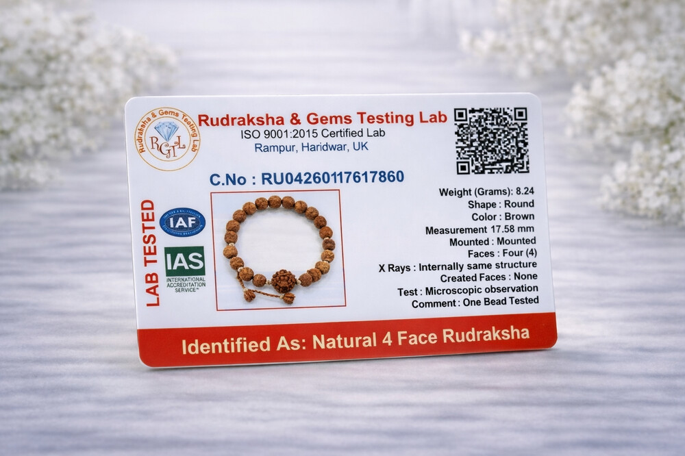 4 Mukhi Rudraksh Bracelet (Nepali)