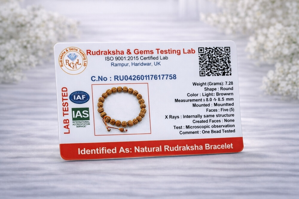 5 Mukhi Rudraksh Bracelet (Nepali)