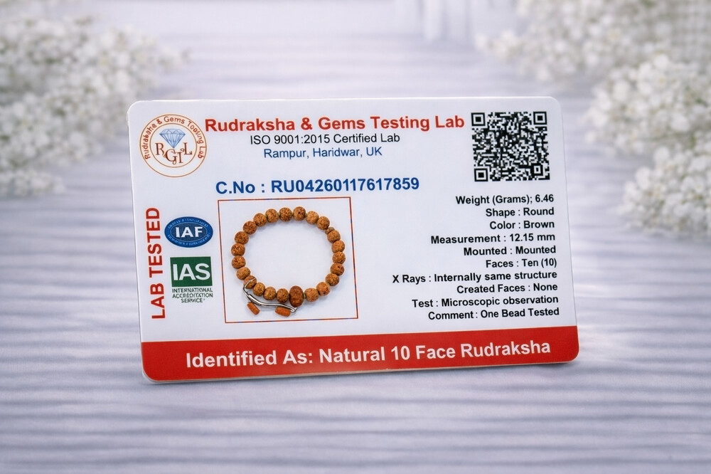 10 Mukhi Rudraksh Bracelet (Indonesian)