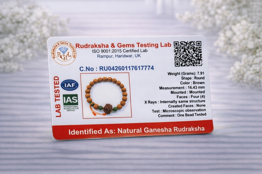 Ganesh Rudraksh Bracelet (Nepali)