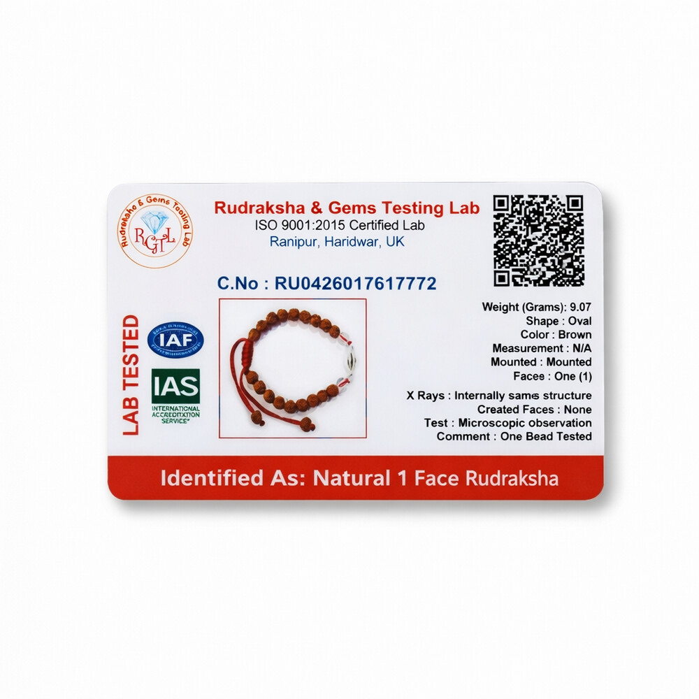 1 Mukhi Rudraksha Bracelet (Indonesian)