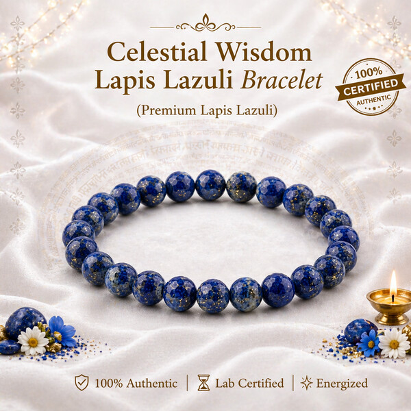Lapis Lazuli Bracelet – Celestial Wisdom Lapis Bracelet
