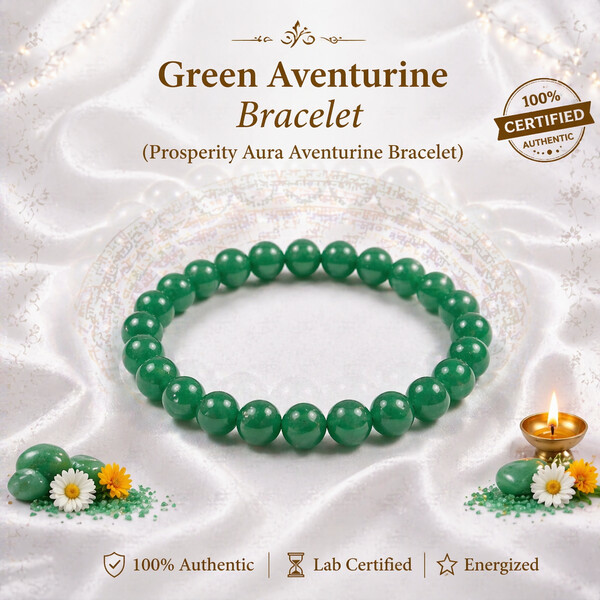 Green Aventurine Bracelet – Prosperity Aura Aventurine Bracelet