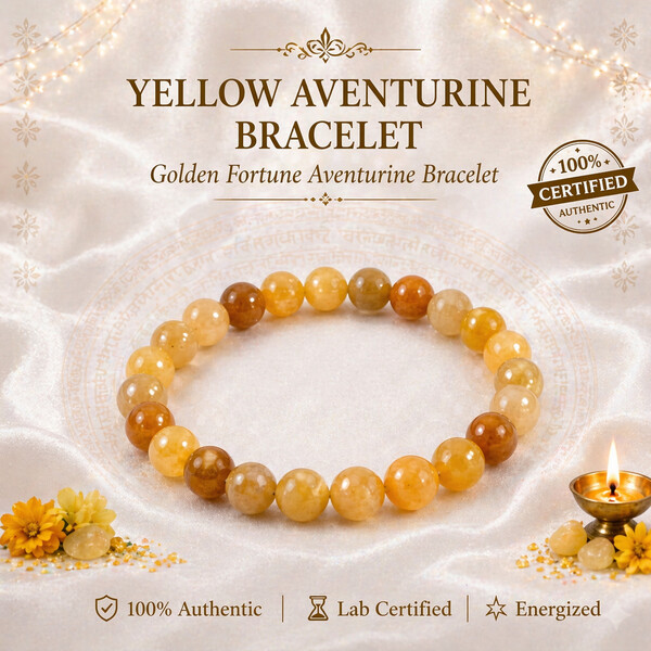 Yellow Aventurine Bracelet – Golden Fortune Aventurine Bracelet