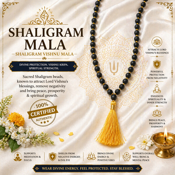 Shaligram Mala – Shaligram Vishnu Mala