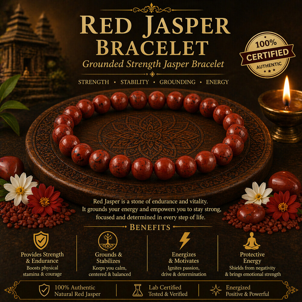 Red Jasper Bracelet – Grounded Strength Jasper Bracelet