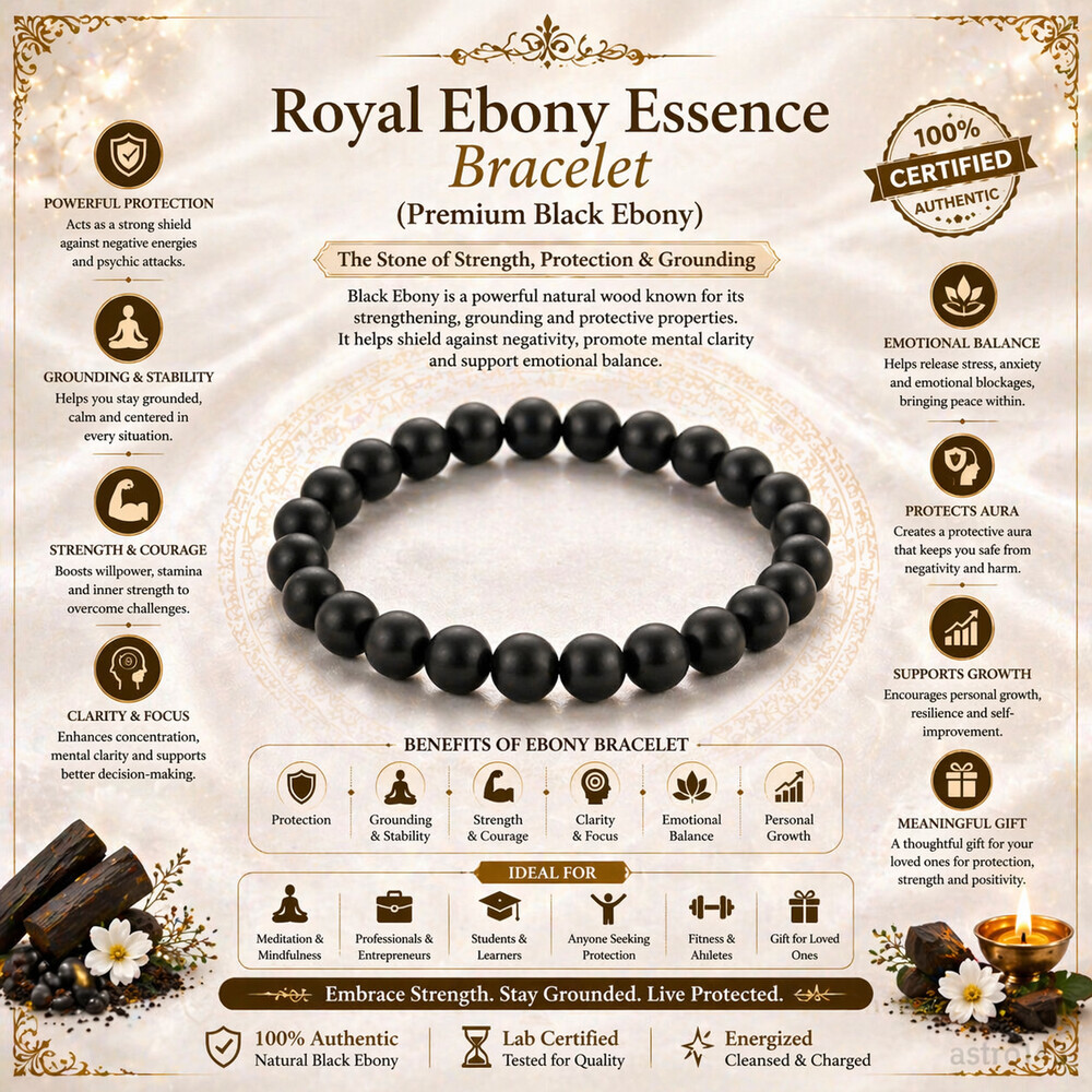 Ebony Bracelet – Royal Ebony Essence Bracelet