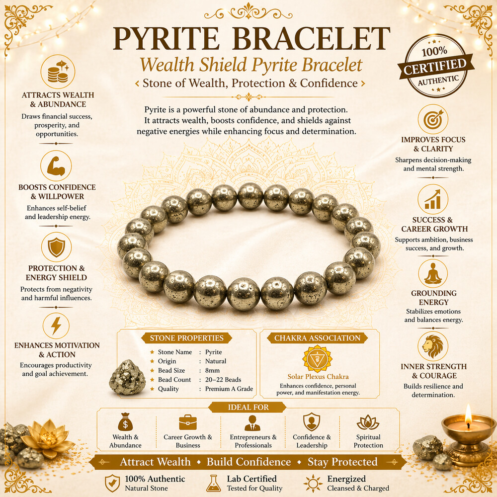 Pyrite Bracelet – Wealth Shield Pyrite Bracelet