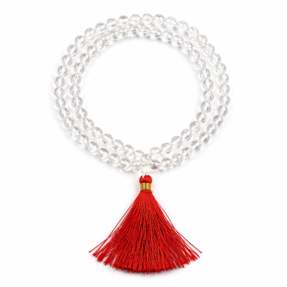 Sphatik Mala  – Sphatik Tejas Mala (7–8 mm)
