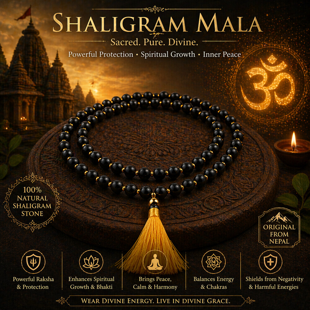 Shaligram Mala – Shaligram Vishnu Mala