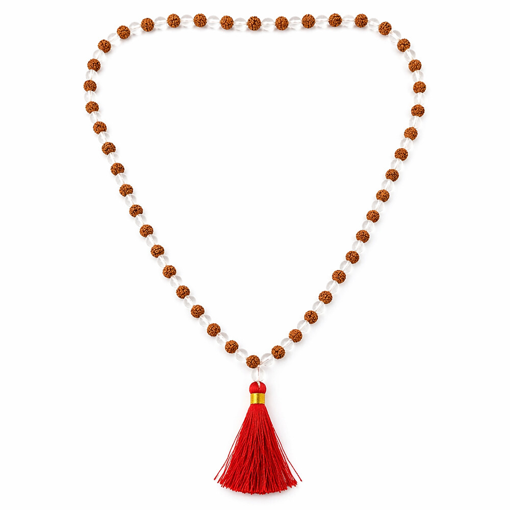 Rudraksha Sphatik Mala – Rudra Chaitanya Mala