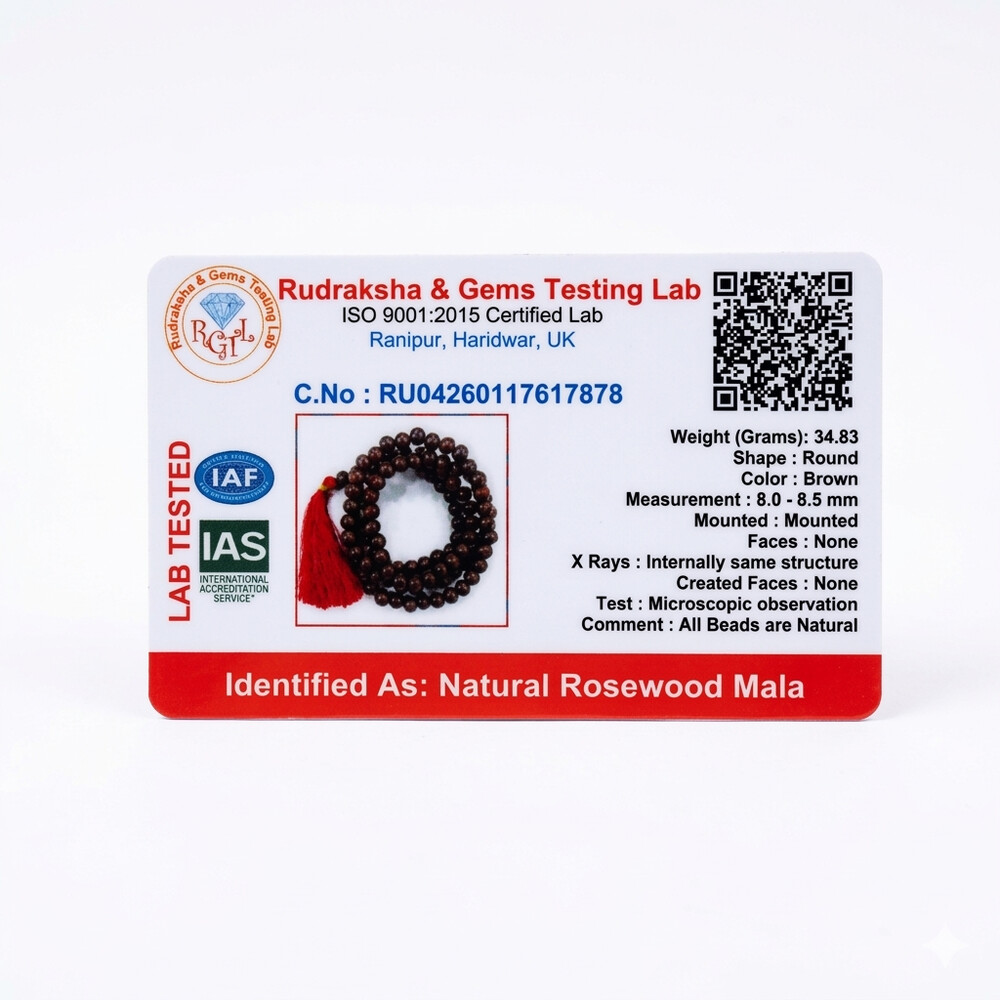Chandan Mala (RED) – Rakta Chandan Tejas Mala