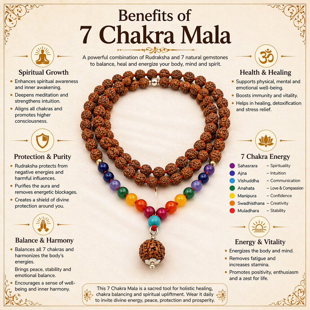 7 Chakra Mala – Sapta Chakra Shakti Mala