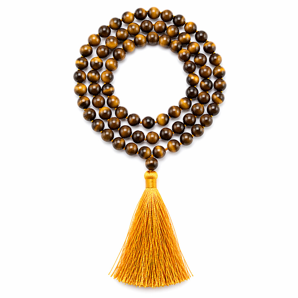 Tiger Eye Mala – Veer (courage, strength)