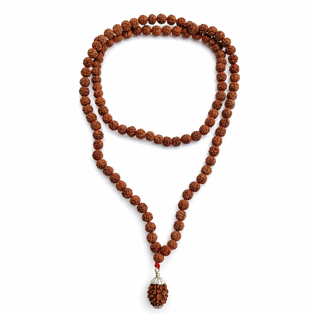 3 Mukhi Rudraksha Mala (Himalayan)